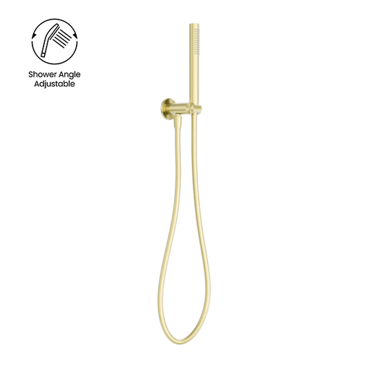 ZEN SS316L SHOWER ON BRACKET BRUSHED GOLD