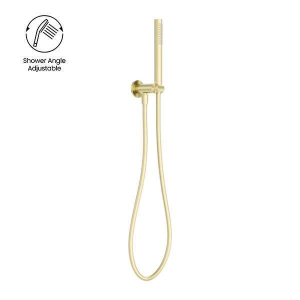 ZEN SS316L SHOWER ON BRACKET BRUSHED GOLD