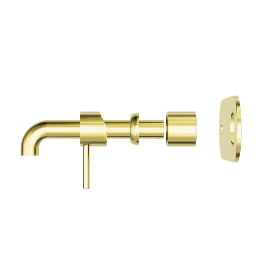ZEN SS316L WALL BASIN/BATH MIXER 185/230MM SPOUT TRIM KITS ONLY BRUSHED GOLD