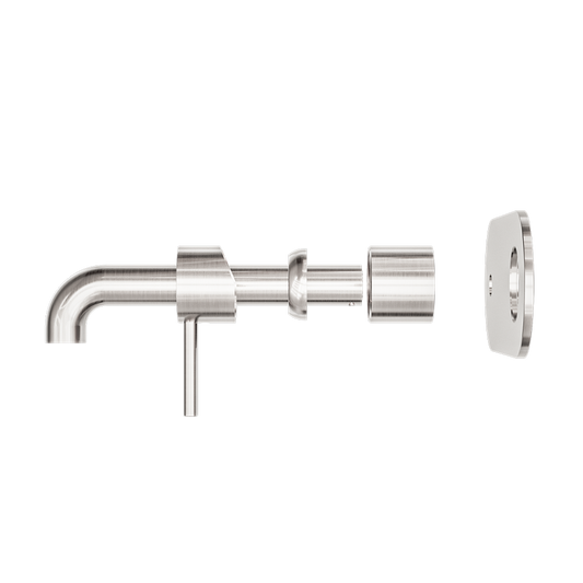 ZEN SS316L WALL BASIN/BATH MIXER 185/230MM SPOUT TRIM KITS ONLY BRUSHED NICKEL