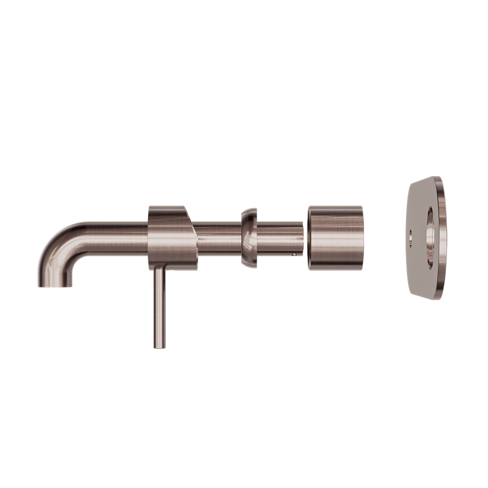 ZEN SS316L WALL BASIN/BATH MIXER 185/230MM SPOUT TRIM KITS ONLY BRUSHED BRONZE