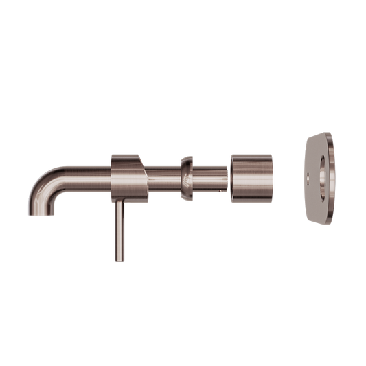 ZEN SS316L WALL BASIN/BATH MIXER 185/230MM SPOUT TRIM KITS ONLY BRUSHED BRONZE