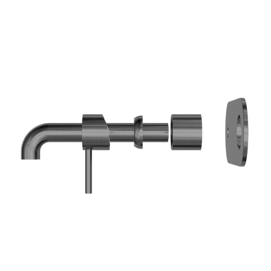 ZEN SS316L WALL BASIN/BATH MIXER 185/230MM SPOUT TRIM KITS ONLY GRAPHITE GRAPHITE