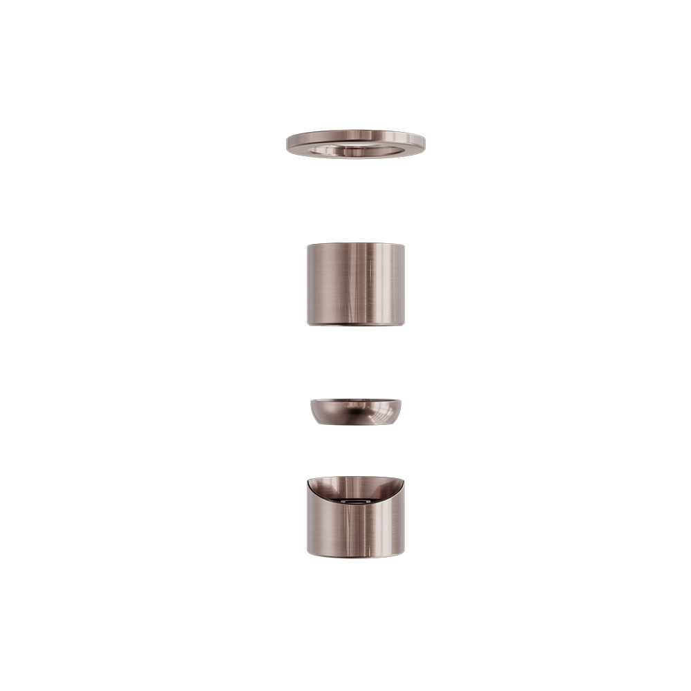 ZEN SS316L SHOWER MIXER TRIM KITS ONLY BRUSHED BRONZE
