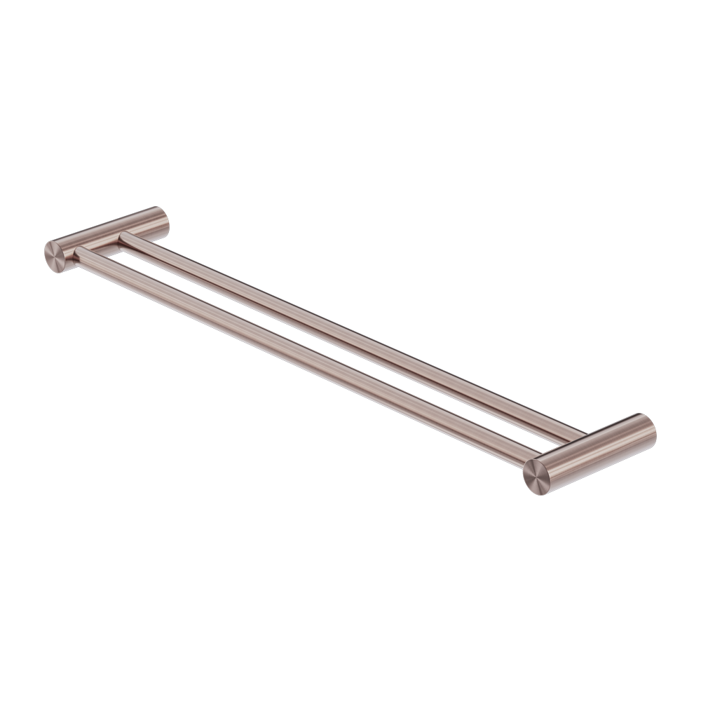 ZEN SS316L DOUBLE TOWEL RAIL 600/800MM BRUSHED BRONZE