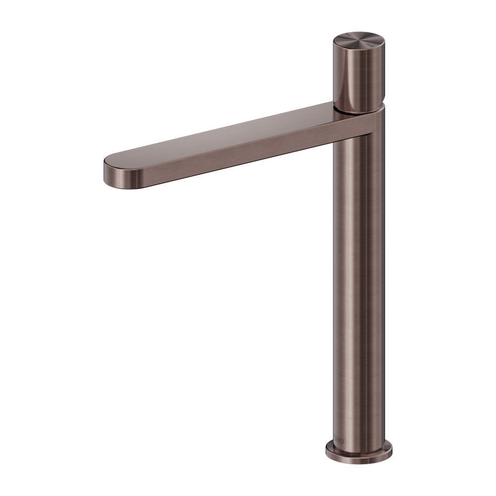 PURE SS316L TALL BASIN MIXER BRUSHED BRONZE