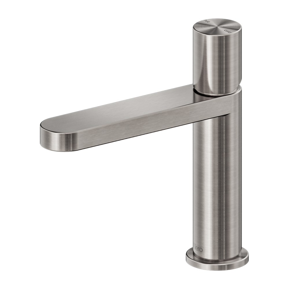 PURE SS316L BASIN MIXER BRUSHED NICKEL