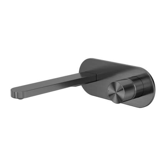 PURE SS316L PROGRESSIVE WALL BASIN/BATH MIXER GRAPHITE (NR172210AGR) GRAPHITE