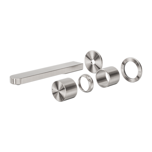 PURE SS316L PROGRESSIVE WALL BASIN/BATH MIXER SEPARATE BACK PLATE TRIM KITS ONLY BRUSHED NICKEL