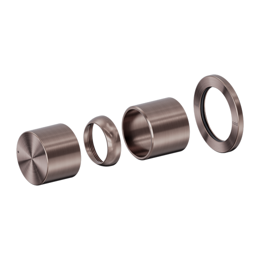 PURE SS316L PROGRESSIVE SHOWER MIXER TRIM KITS ONLY BRUSHED BRONZE