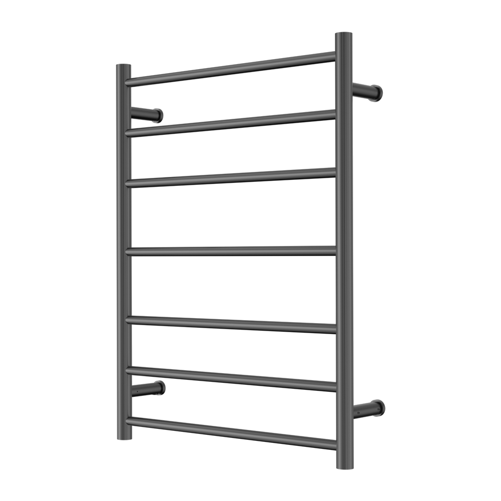 MECCA 240V 7 BAR HEATED TOWEL LADDER GRAPHITE
