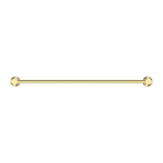 MECCA SINGLE TOWEL RAIL 600/800MM BRUSHED GOLD