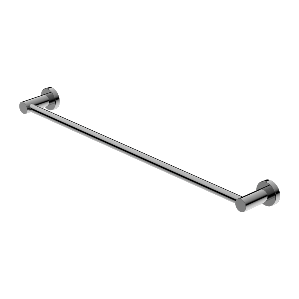 MECCA SINGLE TOWEL RAIL 600/800MM CHROME