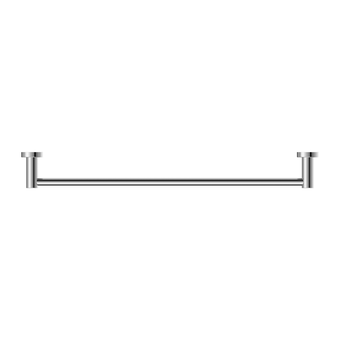 MECCA SINGLE TOWEL RAIL 600/800MM CHROME