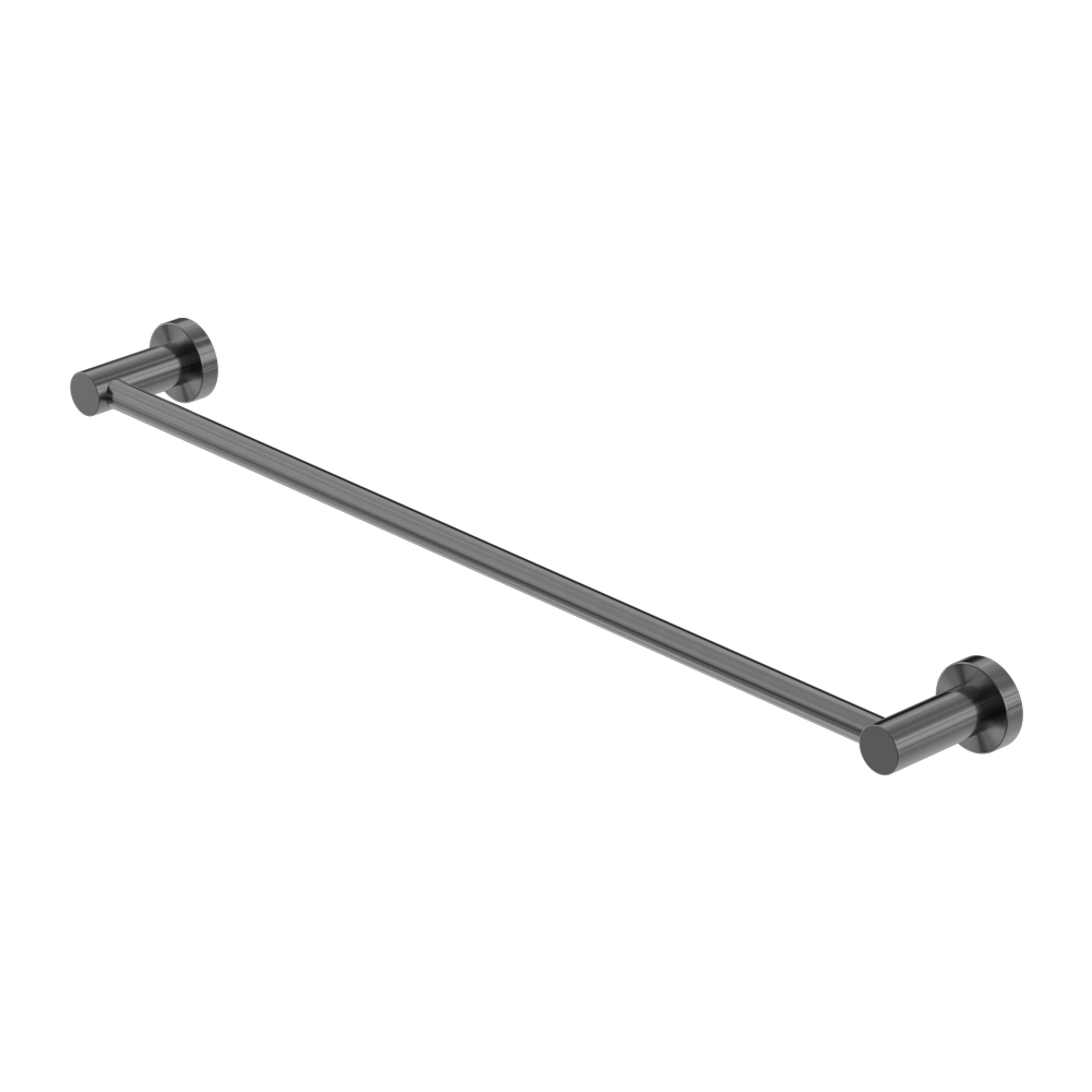 MECCA SINGLE TOWEL RAIL 600/800MM GUN METAL