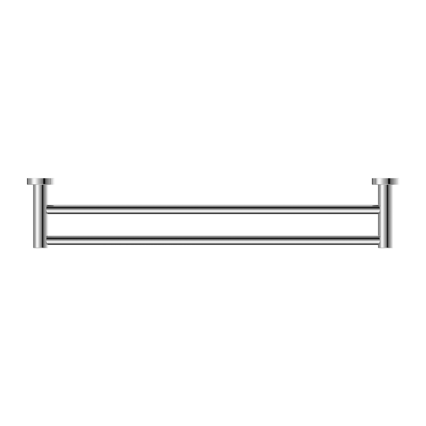 MECCA DOUBLE TOWEL RAIL 600/800MM CHROME