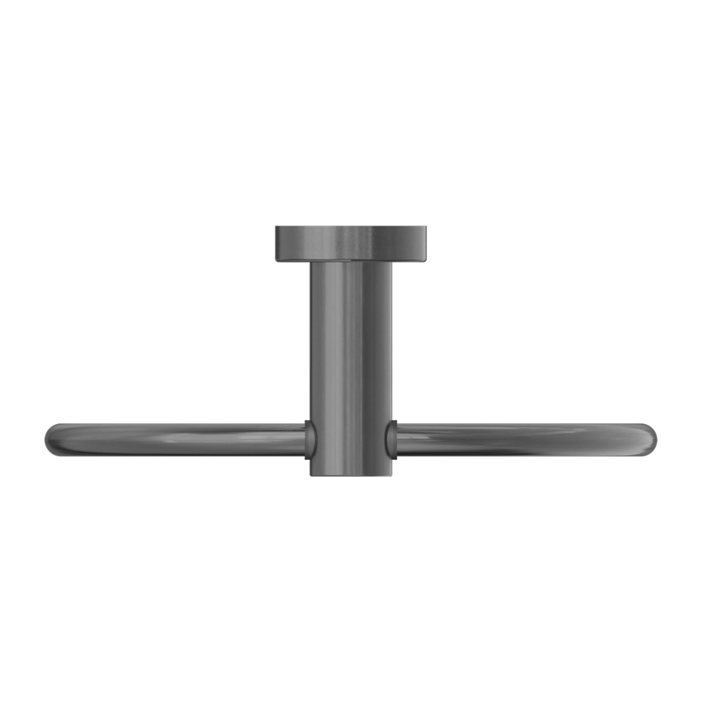 MECCA HAND TOWEL RING GUN METAL GREY