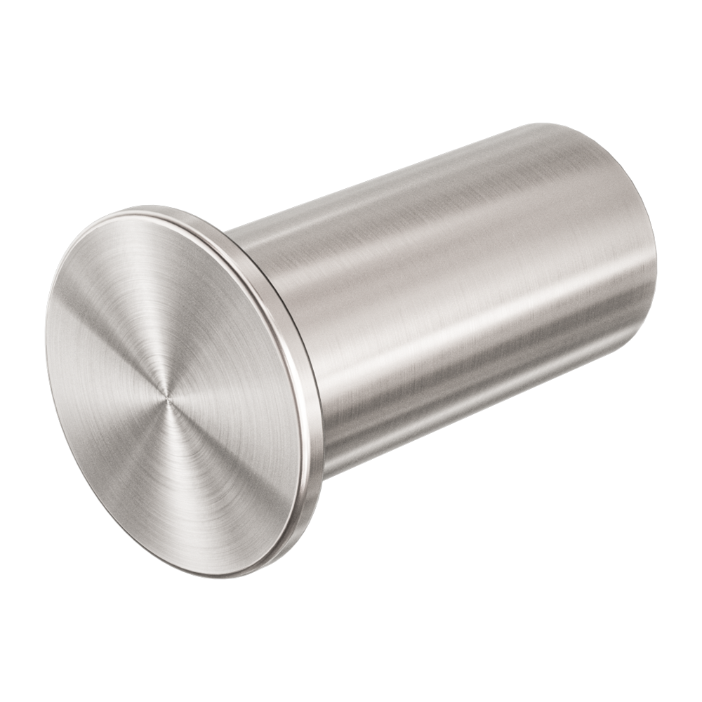 MECCA ROBE HOOK SLIM BRUSHED NICKEL