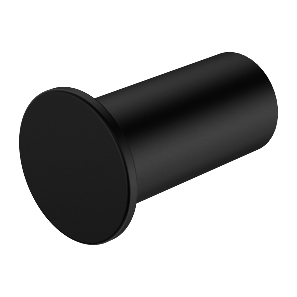 MECCA ROBE HOOK SLIM MATTE BLACK
