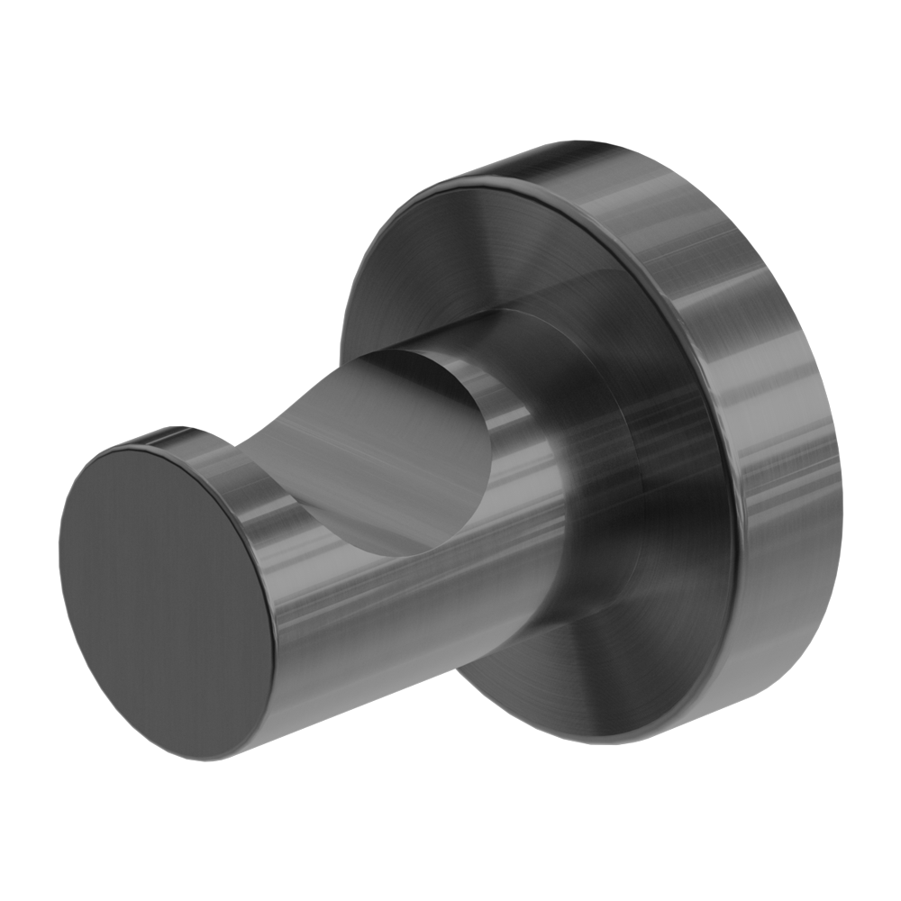 MECCA ROBE HOOK GUN METAL GREY