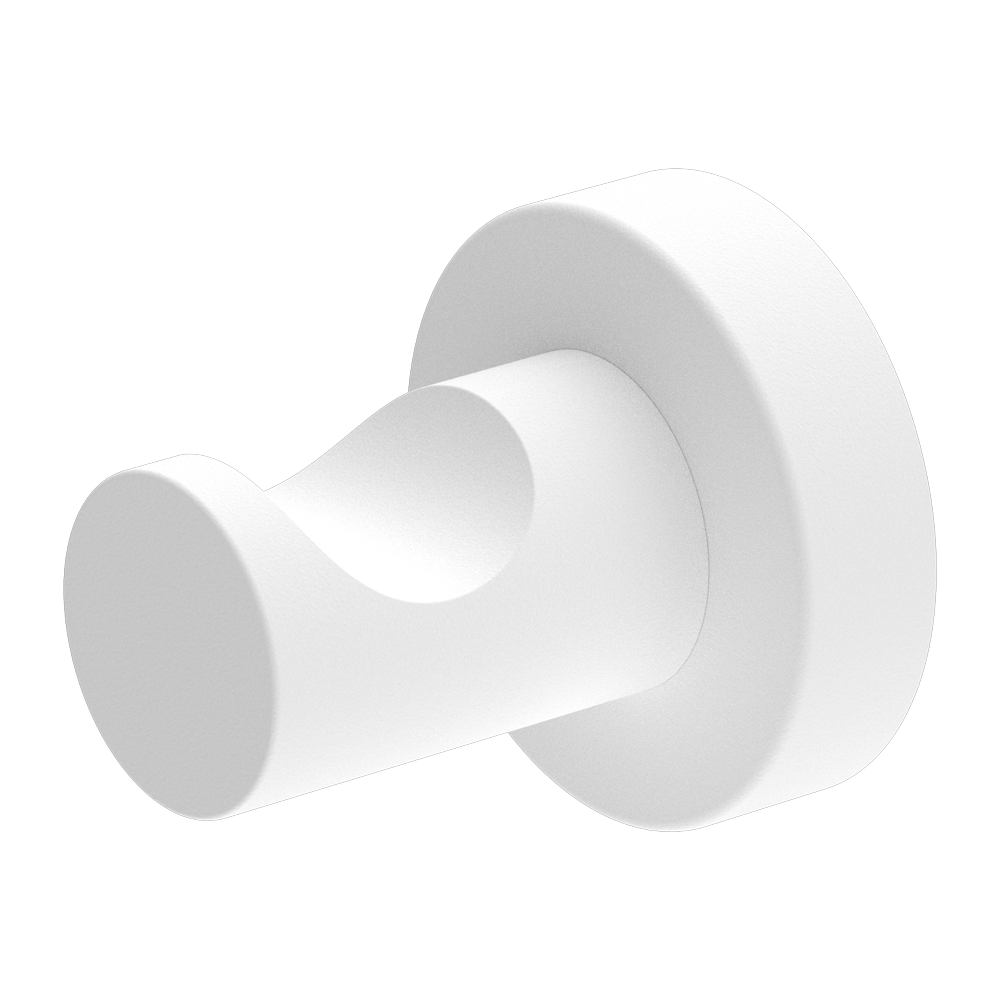MECCA ROBE HOOK MATTE WHITE