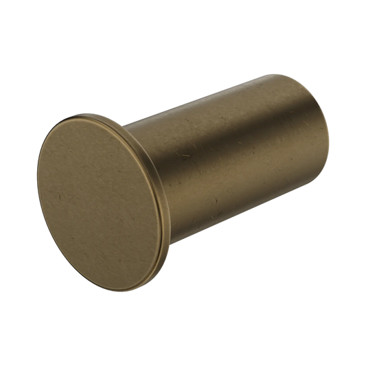 Mecca Robe Hook Slim Tumbled Antique Brass