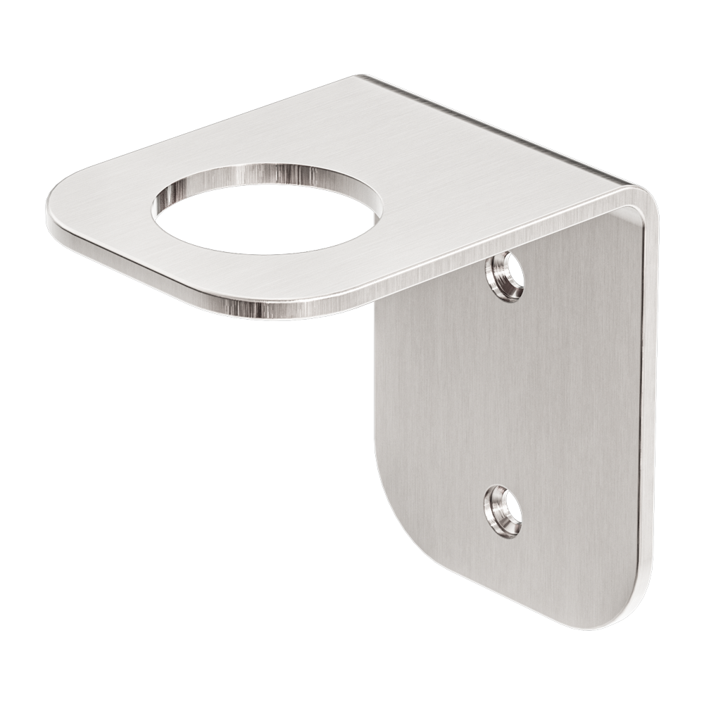 MECCA SOAP BOTTLE HOLDER BRUSHED NICKEL