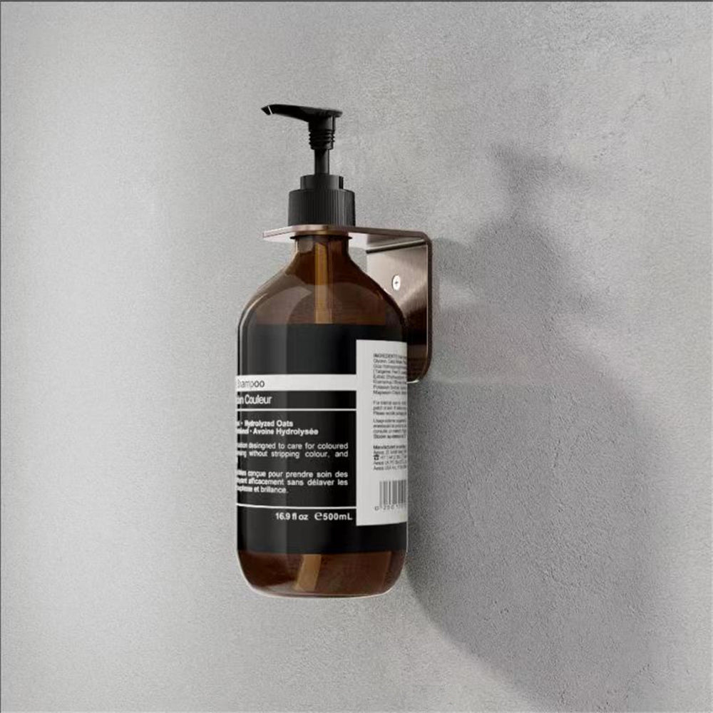 Mecca Soap Bottle Holder Brushed Bronze — Soap Dishes & Dispensers