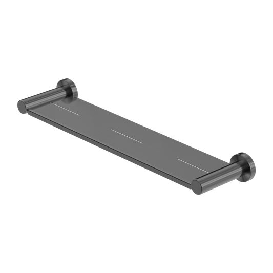 MECCA METAL SHOWER SHELF GUN METAL GREY