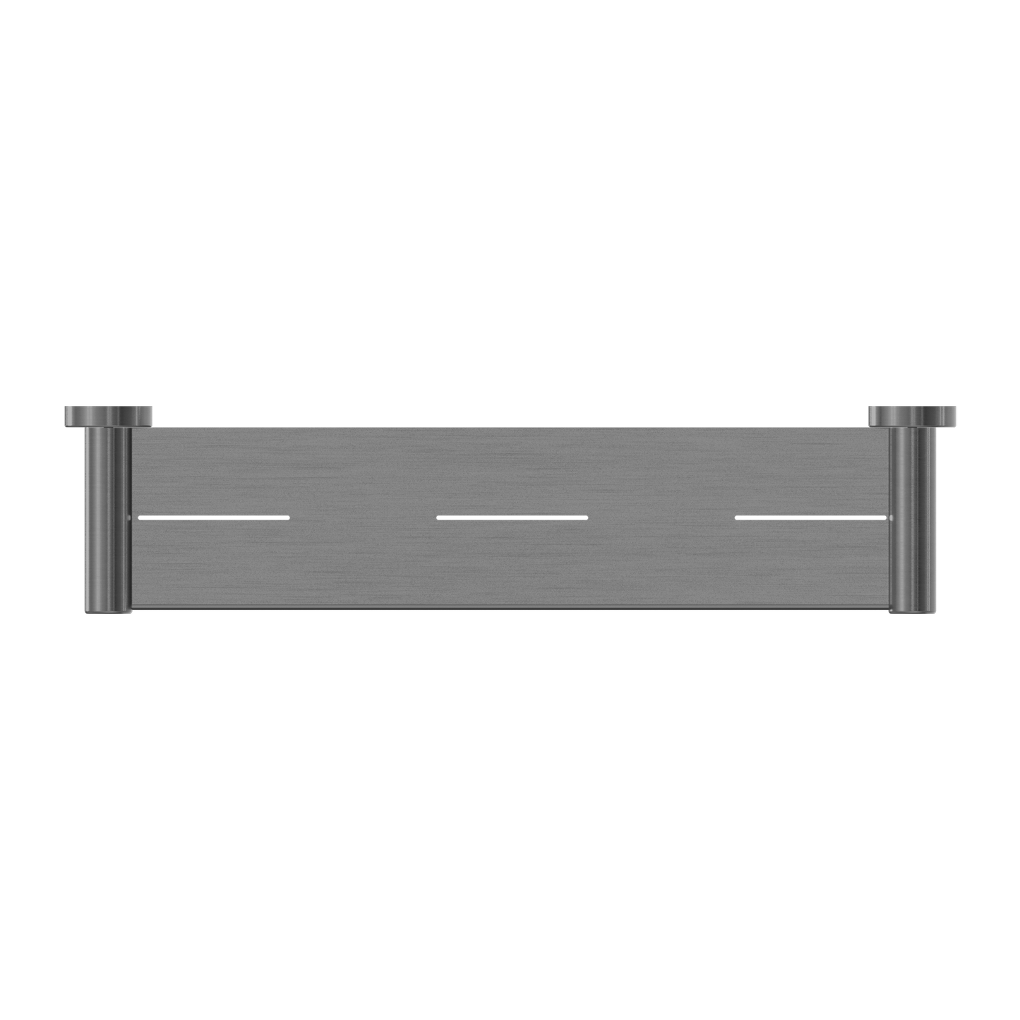 MECCA METAL SHOWER SHELF GUN METAL GREY
