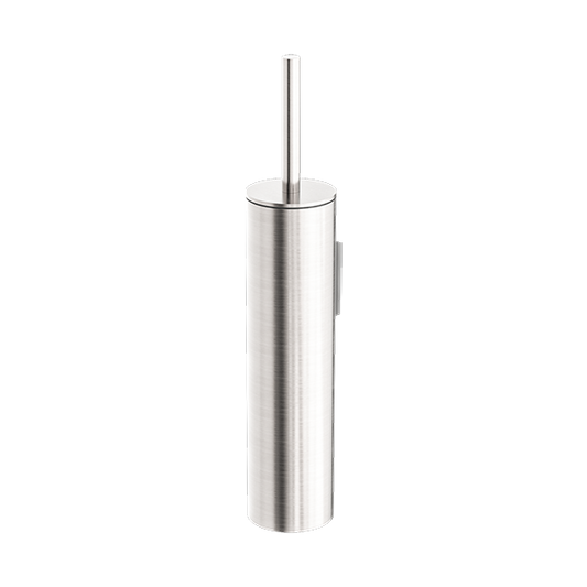 MECCA TOILET BRUSH HOLDER BRUSHED NICKEL
