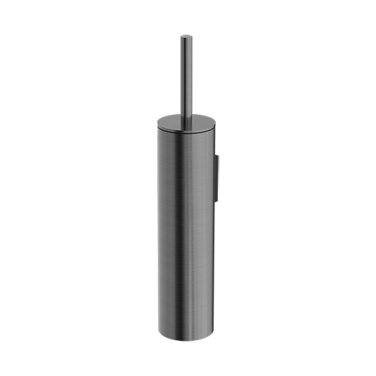 MECCA TOILET BRUSH HOLDER GUN METAL