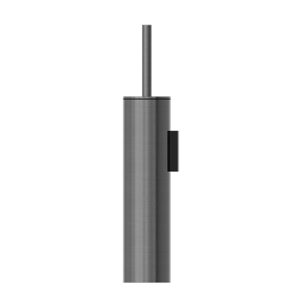 MECCA TOILET BRUSH HOLDER GUN METAL
