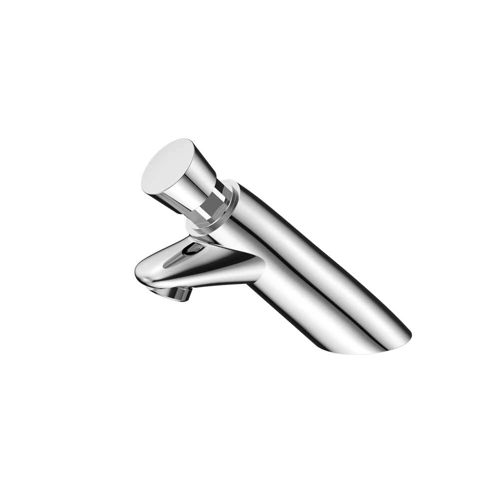 SS316 LEAD FREE TIMEFLOW PUSH BUTTON PILLAR TAP CHROME