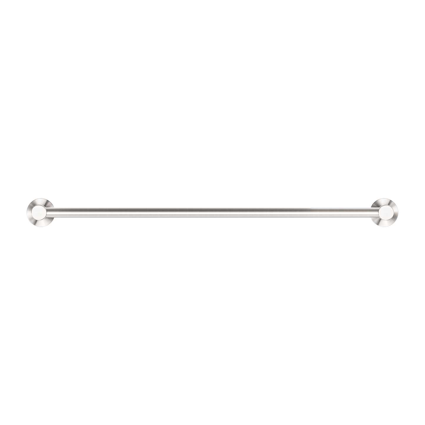 DOLCE II SINGLE TOWEL RAIL 600/800MM BRUSHED NICKEL