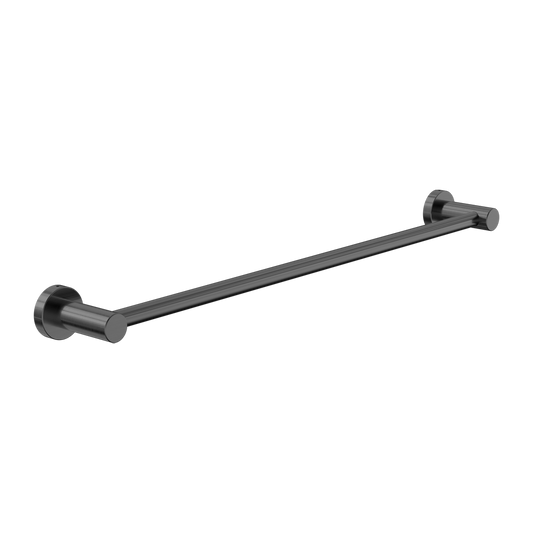 DOLCE II SINGLE TOWEL RAIL 600/800MM GUN METAL