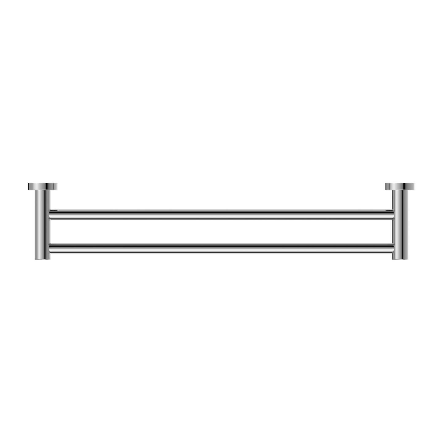 DOLCE II DOUBLE TOWEL RAIL 600/800MM CHROME