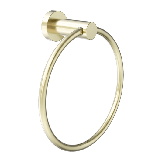 DOLCE II HAND TOWEL RING BRUSHED GOLD