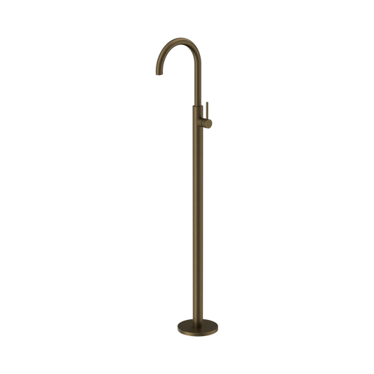 Mecca Freestanding Bath Mixer Tumbled Antique Brass