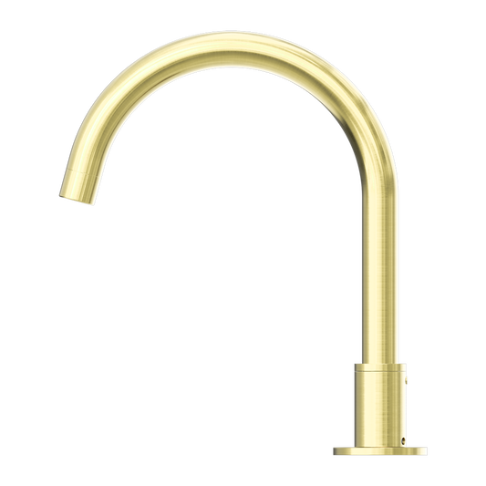 KARA HOB MOUNT BATH SPOUT ONLY G1/2 FEMALE INLET BRUSHED GOLD