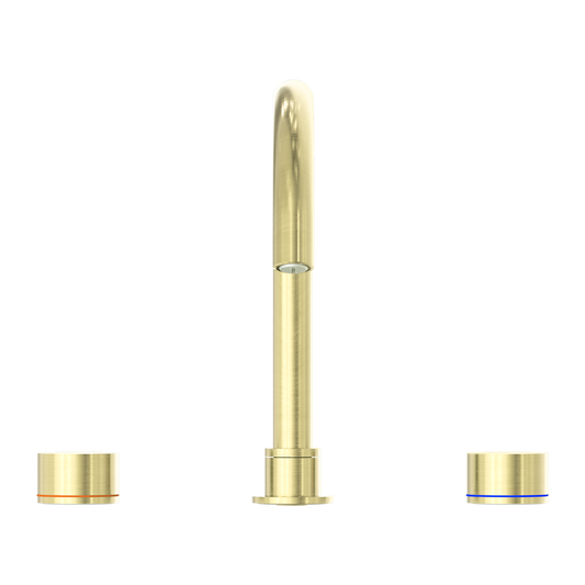 KARA BATH SET BRUSHED GOLD