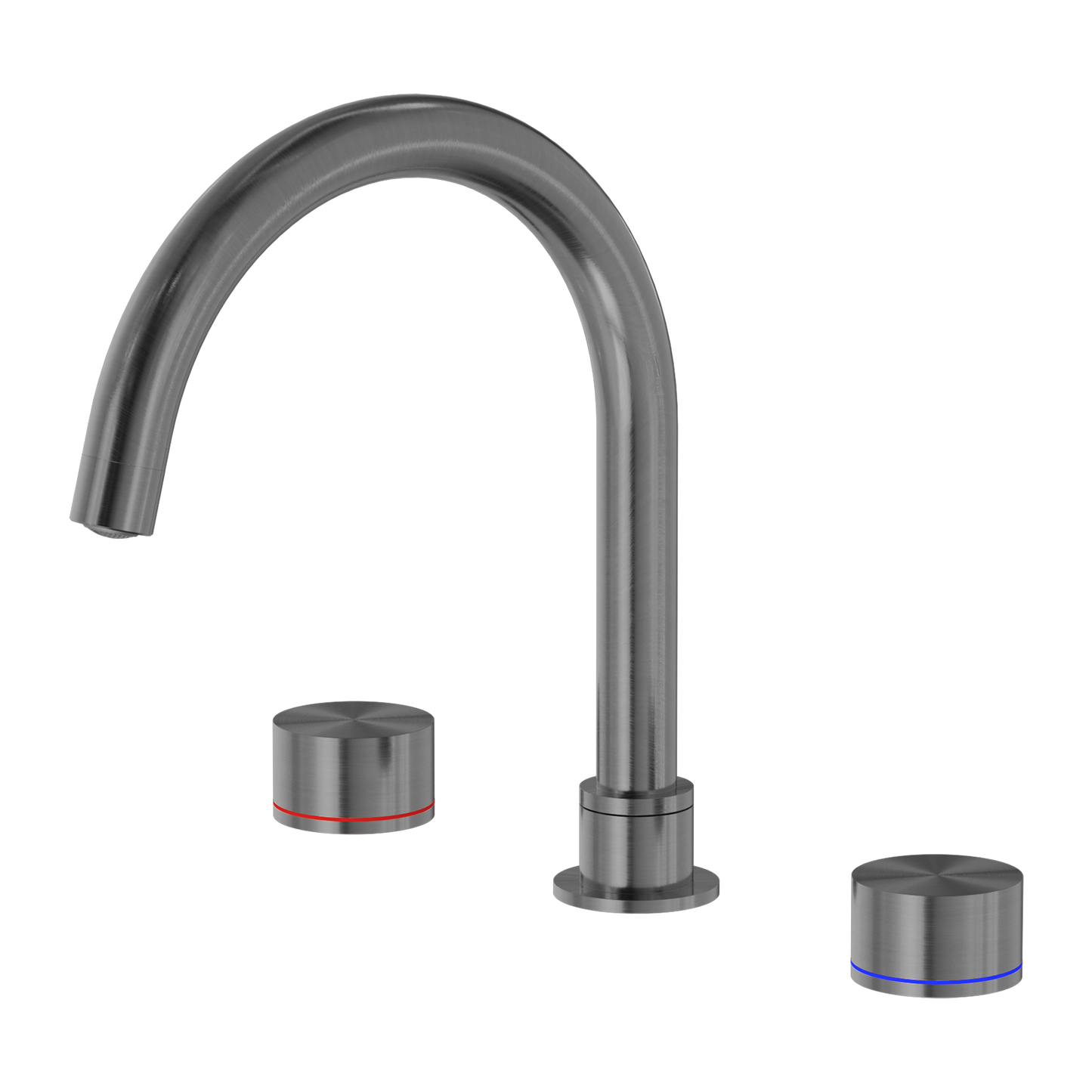 KARA BATH SET GUN METAL GREY