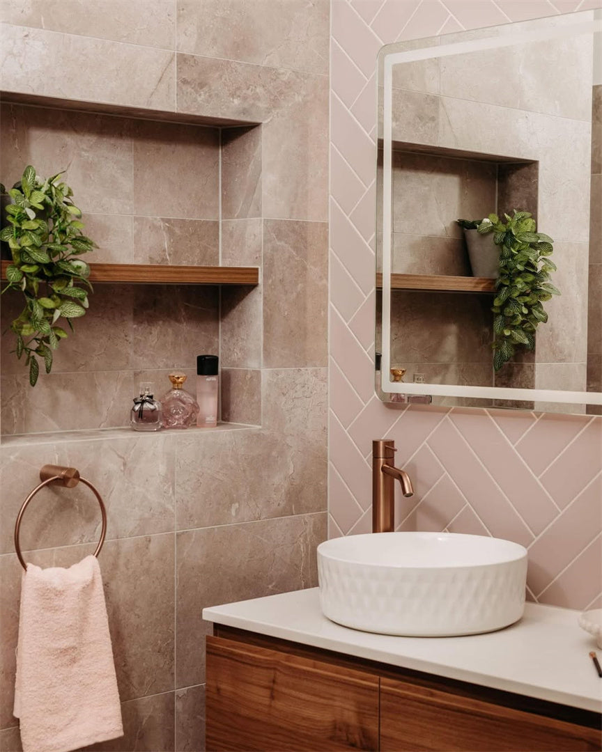 MECCA TALL BASIN MIXER BRUSHED BRONZE