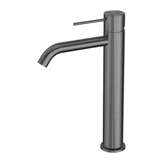MECCA TALL BASIN MIXER GUN METAL GREY