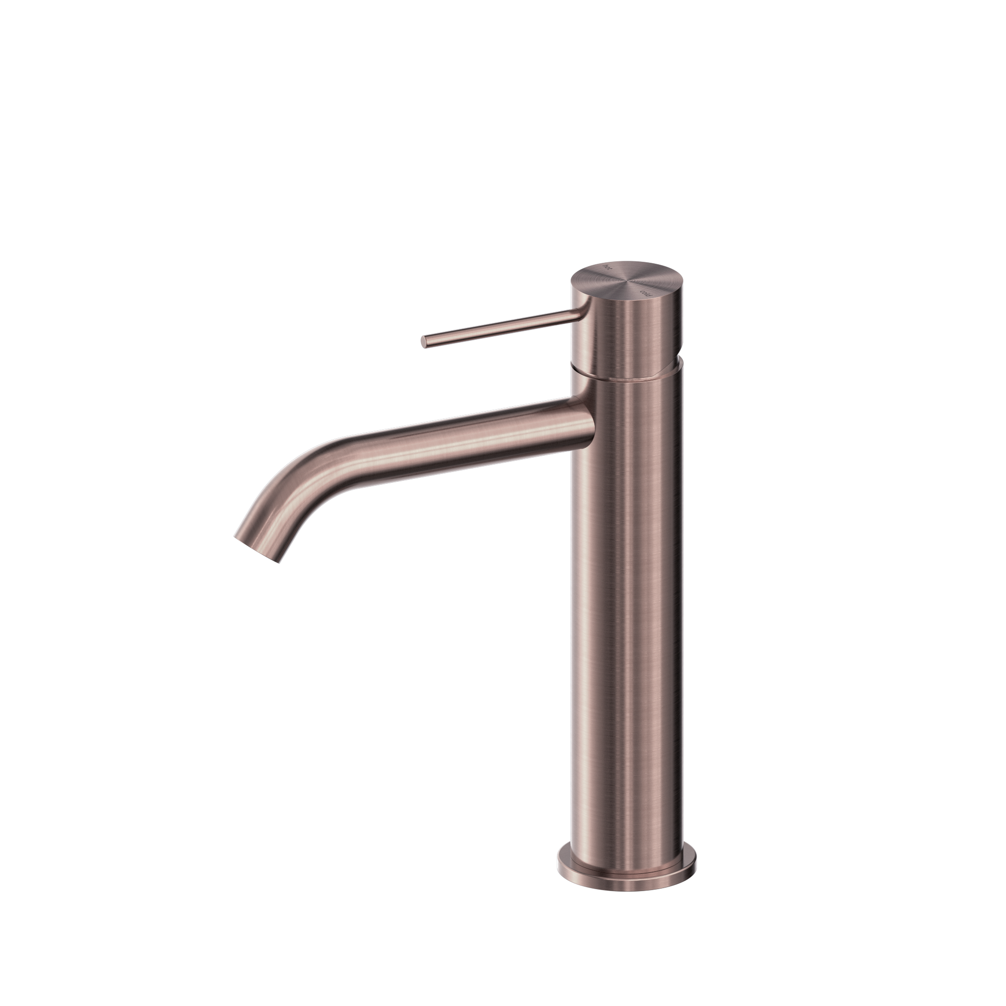 MECCA MID TALL BASIN MIXER BRUSHED BRONZE
