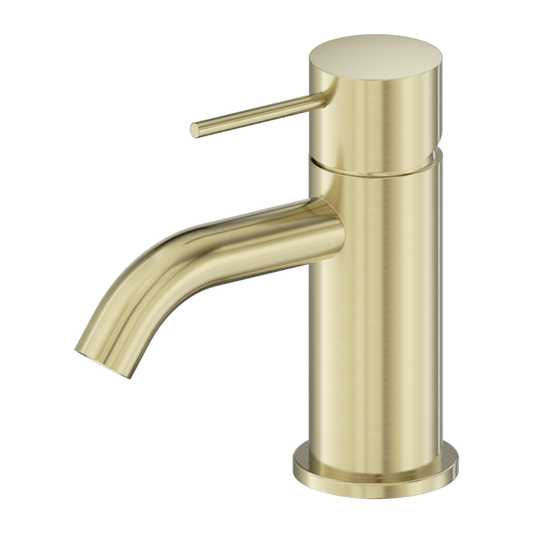 MECCA MINI BASIN MIXER BRUSHED GOLD
