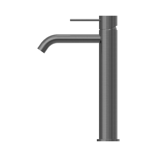 MECCA TALL BASIN MIXER GUN METAL