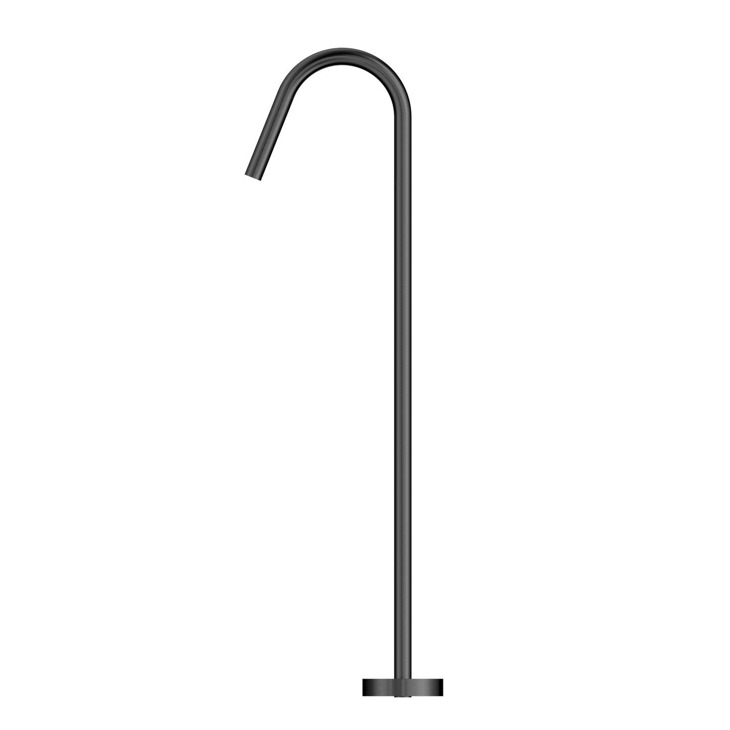 MECCA FREESTANDING BATH SPOUT ONLY GUN METAL GREY