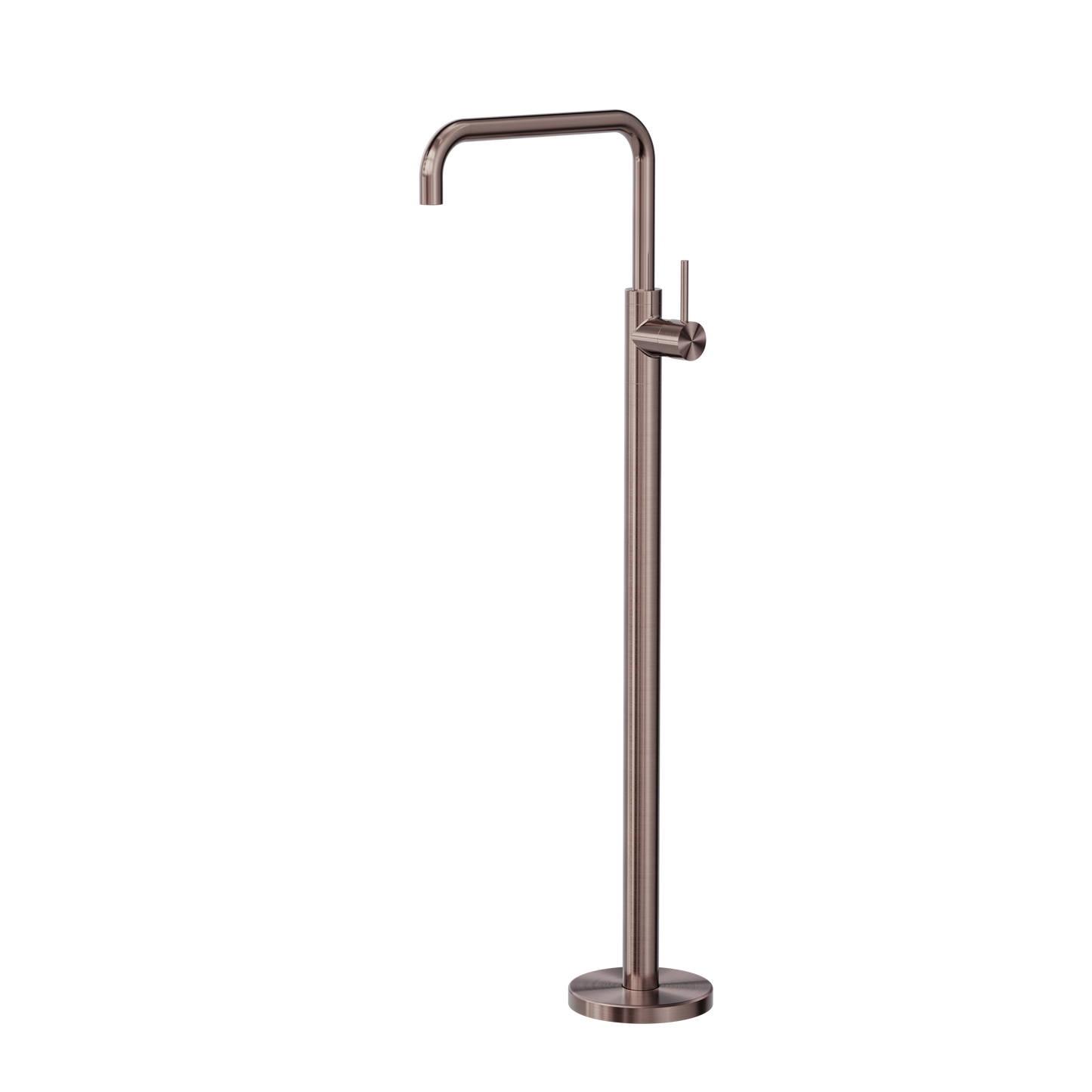 MECCA FREESTANDING BATH MIXER SQUARE SHAPE BRUSHED BRONZE
