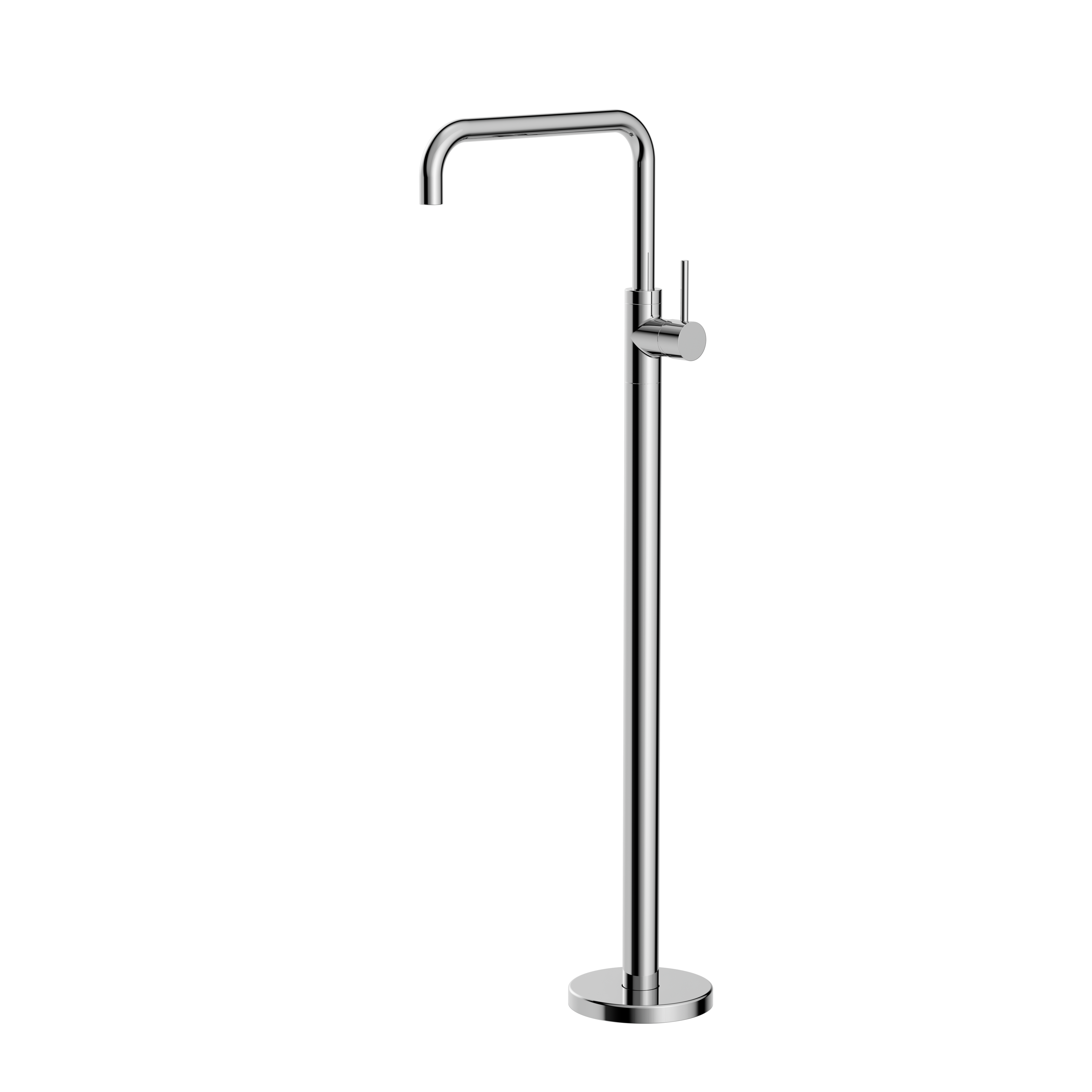 MECCA FREESTANDING BATH MIXER SQUARE SHAPE CHROME